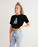 Aphrodite | Twist-Front Cropped Tee