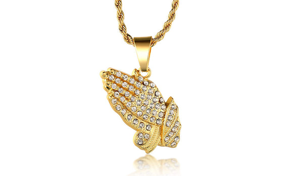 Praying Hands  Necklace