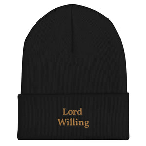 Lord Willing | Cuffed Beanie