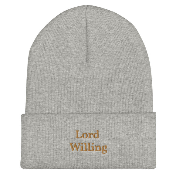 Lord Willing | Cuffed Beanie