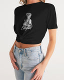 Aphrodite | Twist-Front Cropped Tee