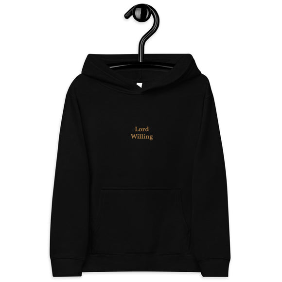 Lord Willing | Kids fleece hoodie