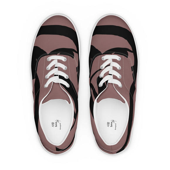 Men’s lace-up canvas shoes